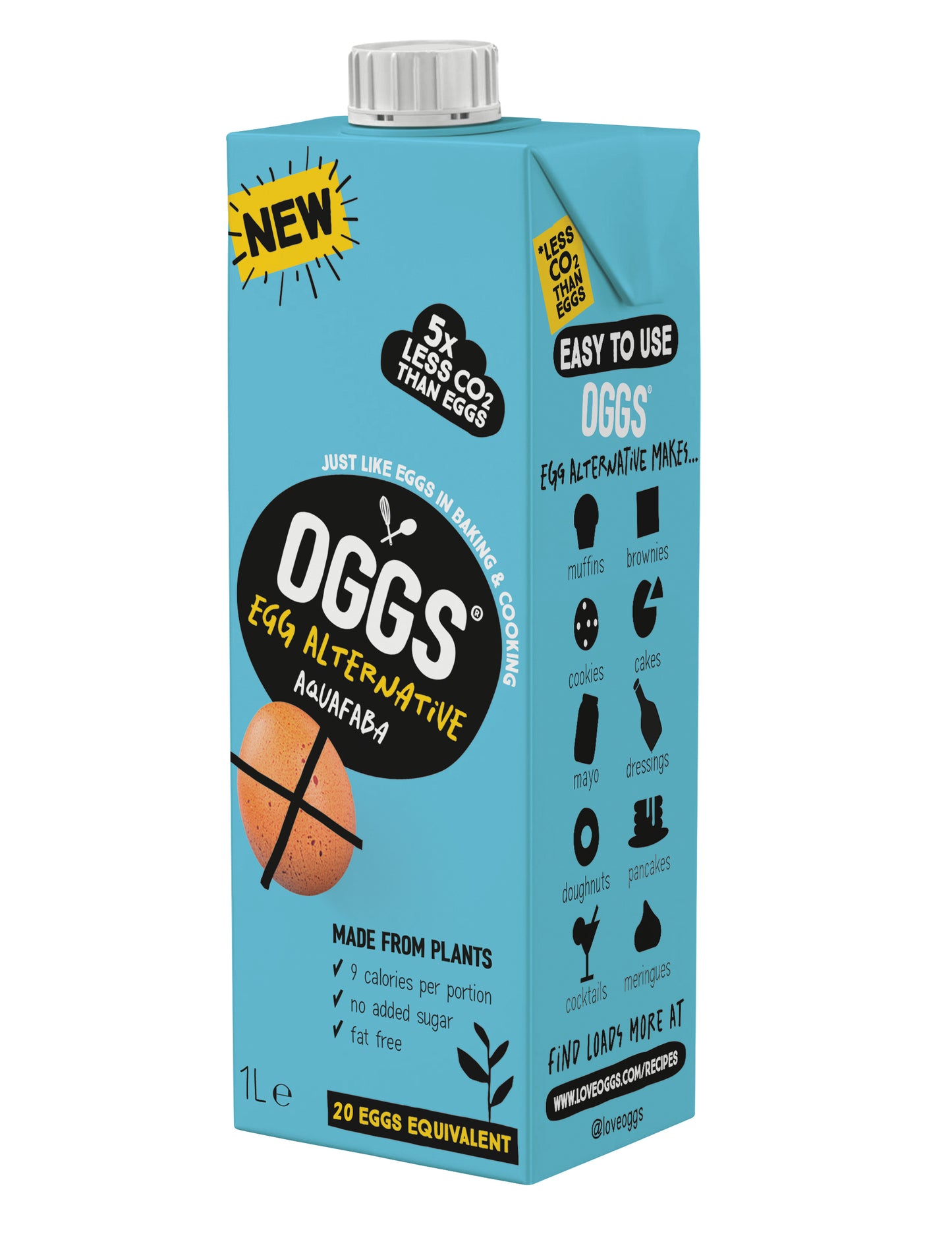 OGGS - Egg replacement (patented aquafaba)- 6 x 1ltr