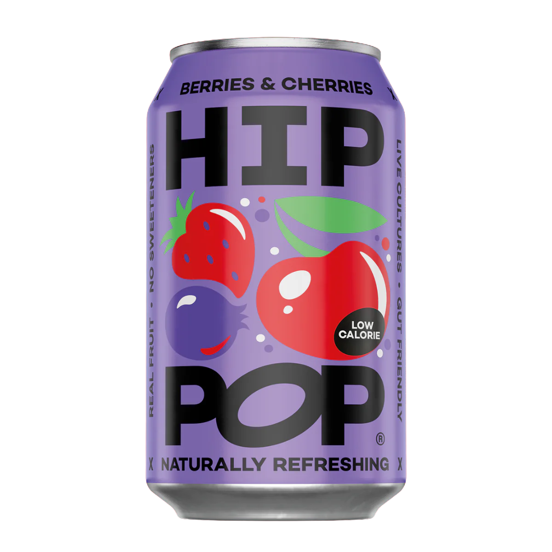 Hip Pop - Cherries & berries - Living Soda 12x
