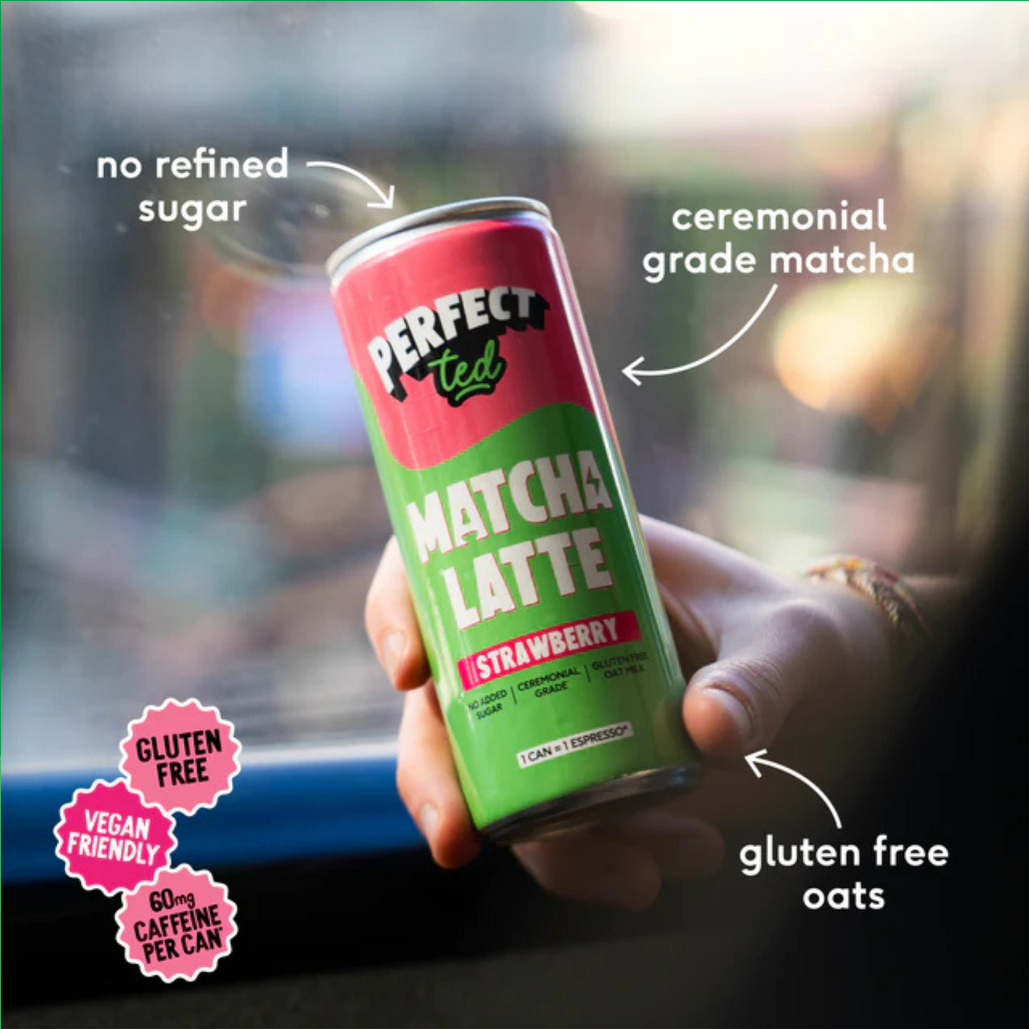 PerfectTed - Matcha Latte - Strawberry - 12x